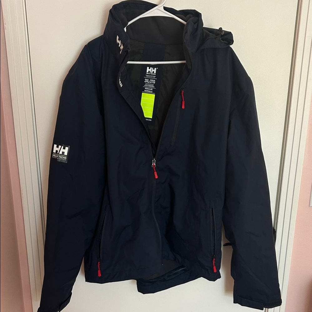 Helly Hansen Men's Dark Blue Raincoat